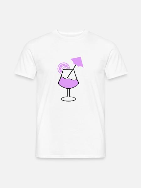 Cocktail 001 - Men's T-Shirt - white