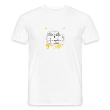Mein Papa spielt Trompete - Männer T-Shirt - Weiß - Vorne - AI Model Male 178 dark (178cm)