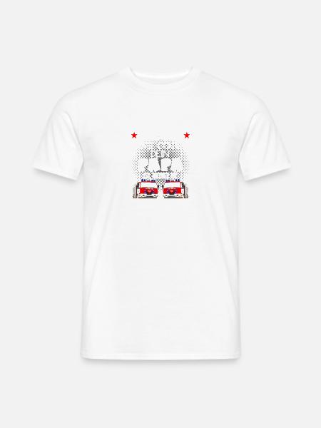 Kinder T-Shirt - Mein Papa ist Feuerwehrmann - Männer T-Shirt - Weiß