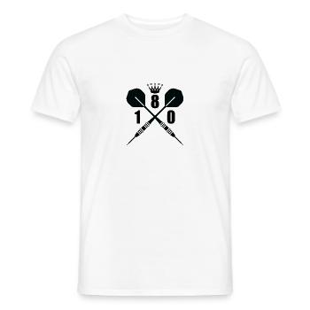 Fléchettes Sports Fun - T-shirt homme - blanc - Devant - AI Model Male 178 dark (178cm)