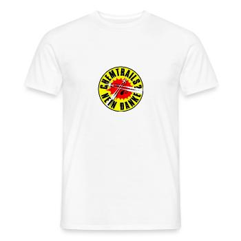 chemtrails-nein danke - Männer T-Shirt - Weiß - Vorne - AI Model Male 178 dark (178cm)