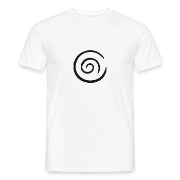 Kreis gemalt durch Kind - Männer T-Shirt - Weiß - Vorne - AI Model Male 178 dark (178cm)