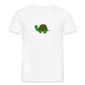 sea turtle tortoise tortoises15 - Men's T-Shirt - white - Front - AI Model Male 178 dark (178cm)