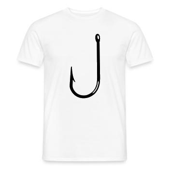 Haken - Männer T-Shirt - Weiß - Vorne - AI Model Male 178 dark (178cm)
