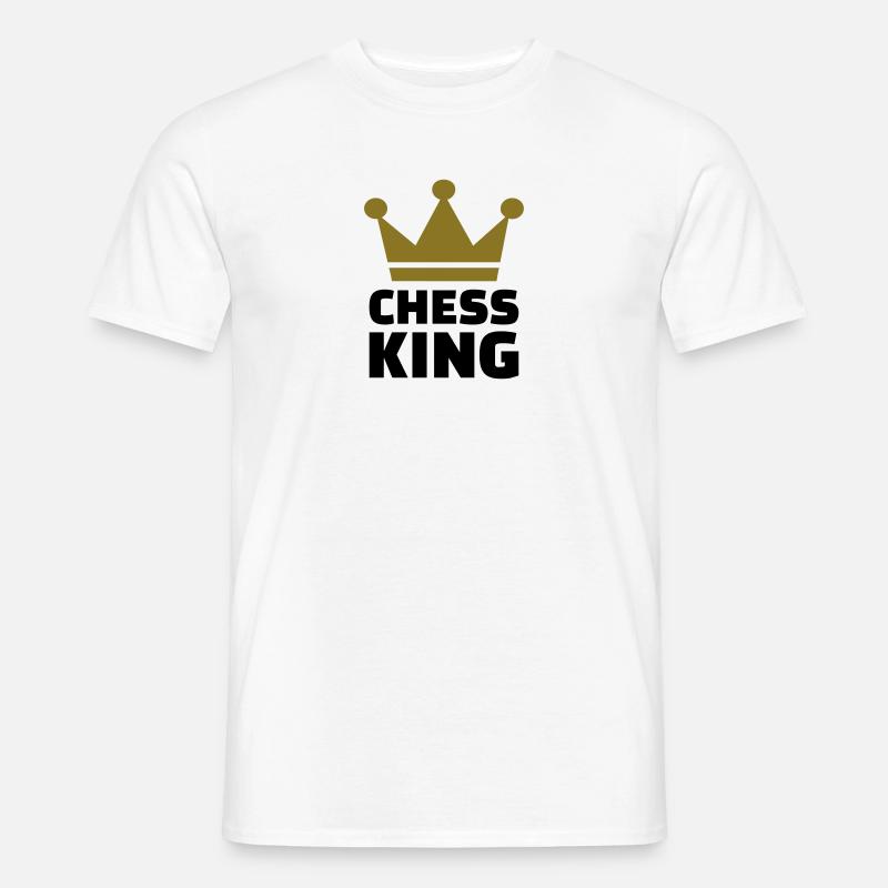 Schach - Männer T-Shirt - Weiß