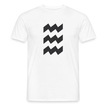 Logo Eindhoven Vibes - T-shirt homme - blanc - Devant - AI Model Male 178 dark (178cm)