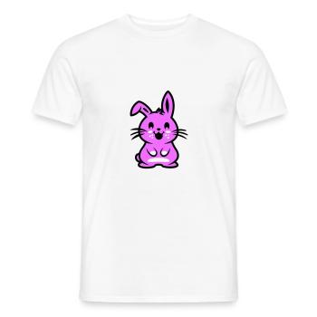 Ostern Symbol Hase - Männer T-Shirt - Weiß - Vorne - AI Model Male 178 dark (178cm)