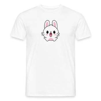 Lilo le lapin - T-shirt homme - blanc - Devant - AI Model Male 178 dark (178cm)