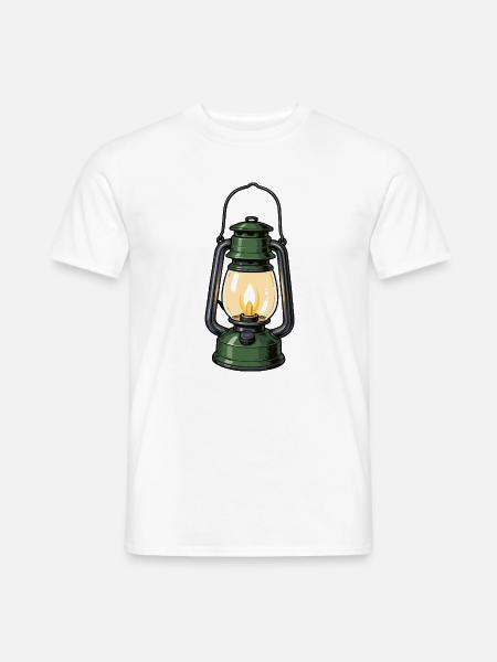 lampe - Männer T-Shirt - Weiß