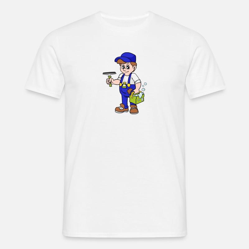 window cleaner - Men's T-Shirt - white