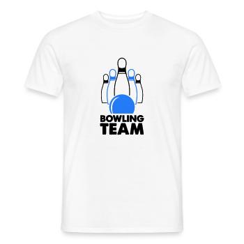 bowling team - Männer T-Shirt - Weiß - Vorne - AI Model Male 178 dark (178cm)