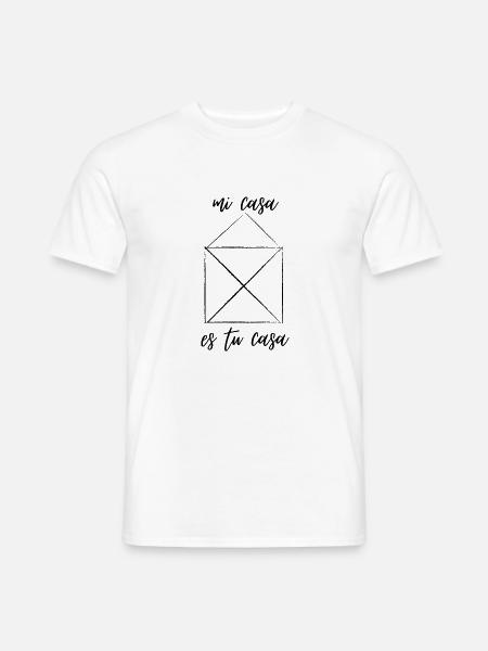 mi casa es tu casa - Männer T-Shirt - Weiß