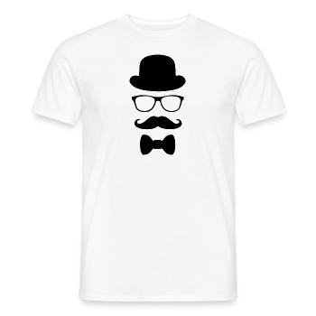 Gentleman - Männer T-Shirt - Weiß - Vorne - AI Model Male 178 dark (178cm)
