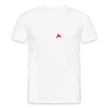 EVOLUTION moto motard moto-cross - T-shirt homme - blanc - Devant - AI Model Male 178 dark (178cm)