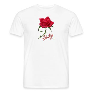 Sagittarius Rose Protector Zodiac Sign Sagittarius - Men's T-Shirt - white - Front - AI Model Male 178 dark (178cm)