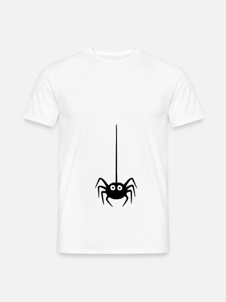 Spinne - Spider - Männer T-Shirt - Weiß