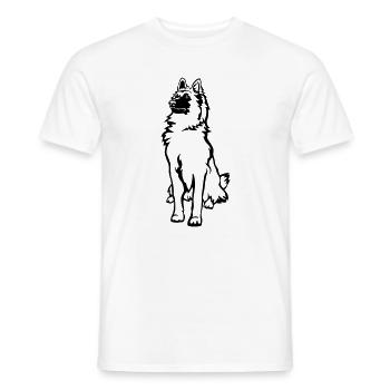 Tervuren - Men's T-Shirt - white - Front - AI Model Male 178 dark (178cm)