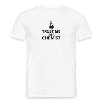Trust me I'm a Chemist - T-shirt homme - blanc - Devant - AI Model Male 178 dark (178cm)