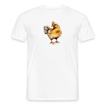 Huhn Bauernhof Tier Geschenk - Männer T-Shirt - Weiß - Vorne - AI Model Male 178 dark (178cm)
