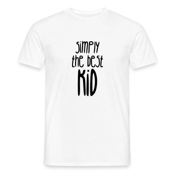 adolescent / enfant / ado / adolescente - T-shirt homme - blanc - Devant - AI Model Male 178 dark (178cm)