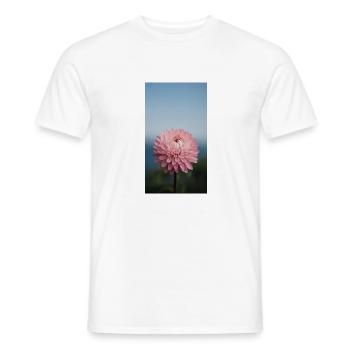 Wunderschöne Blume - Männer T-Shirt - Weiß - Vorne - AI Model Male 178 dark (178cm)