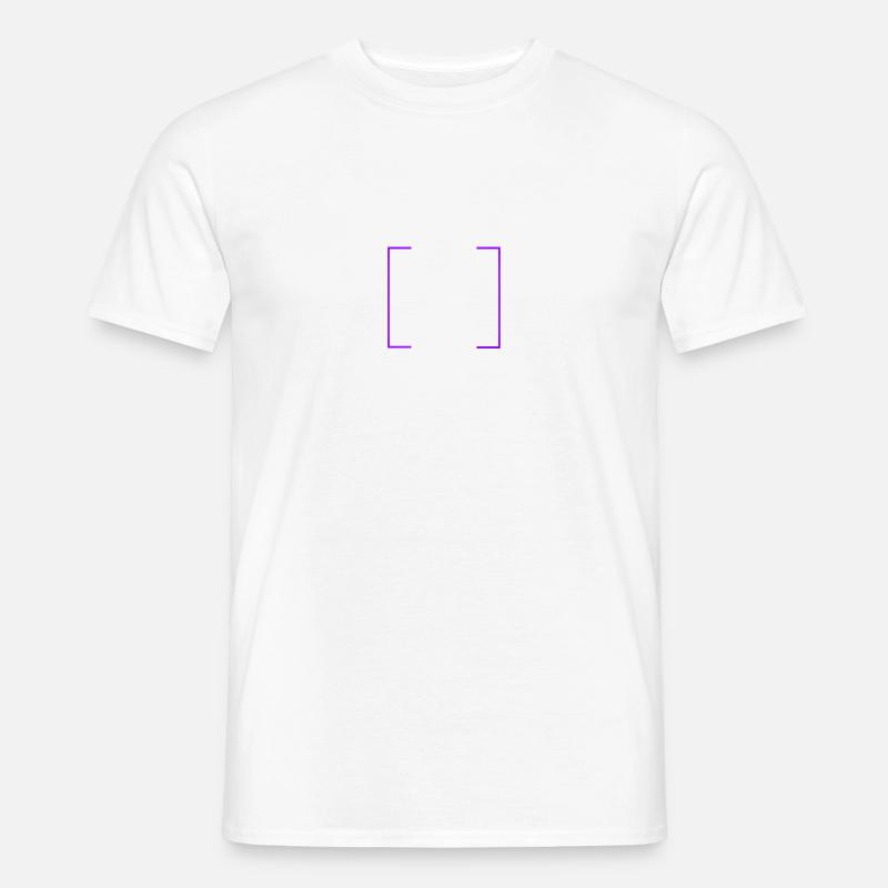 Buchstabe "E" - Männer T-Shirt - Weiß