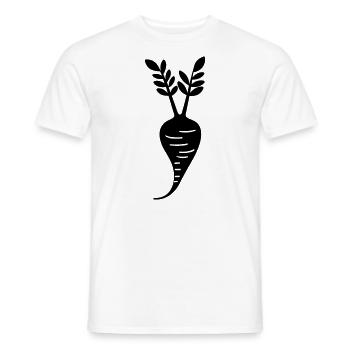 Rübe - Männer T-Shirt - Weiß - Vorne - AI Model Male 178 dark (178cm)