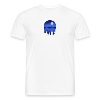 Moonlight - Men's T-Shirt - white - Front - AI Model Male 178 dark (178cm)