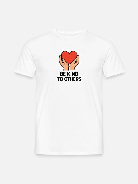 Hands Holding Heart of Kindness - Men's T-Shirt - white