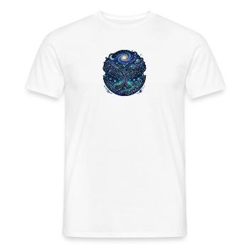 Arbre des Rêves du Cosmos - T-shirt homme - blanc - Devant - AI Model Male 178 dark (178cm)