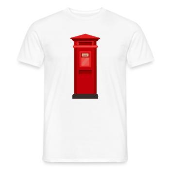 Boîte postale - T-shirt homme - blanc - Devant - AI Model Male 178 dark (178cm)