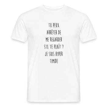 Le Loveur N2 - T-shirt homme - blanc - Devant - AI Model Male 178 dark (178cm)