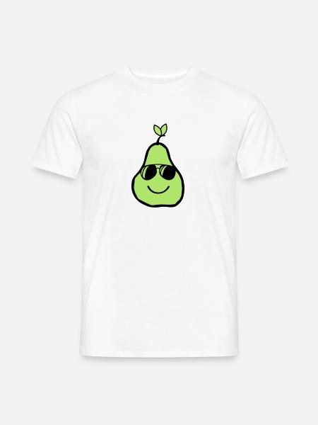 cool pear - Men's T-Shirt - white
