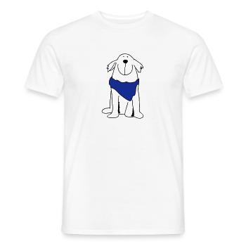 Netter Retriever - Männer T-Shirt - Weiß - Vorne - AI Model Male 178 dark (178cm)
