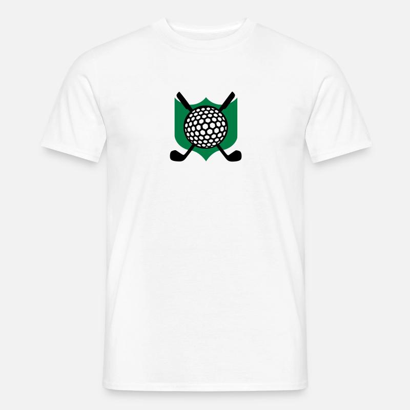 Golf - Männer T-Shirt - Weiß