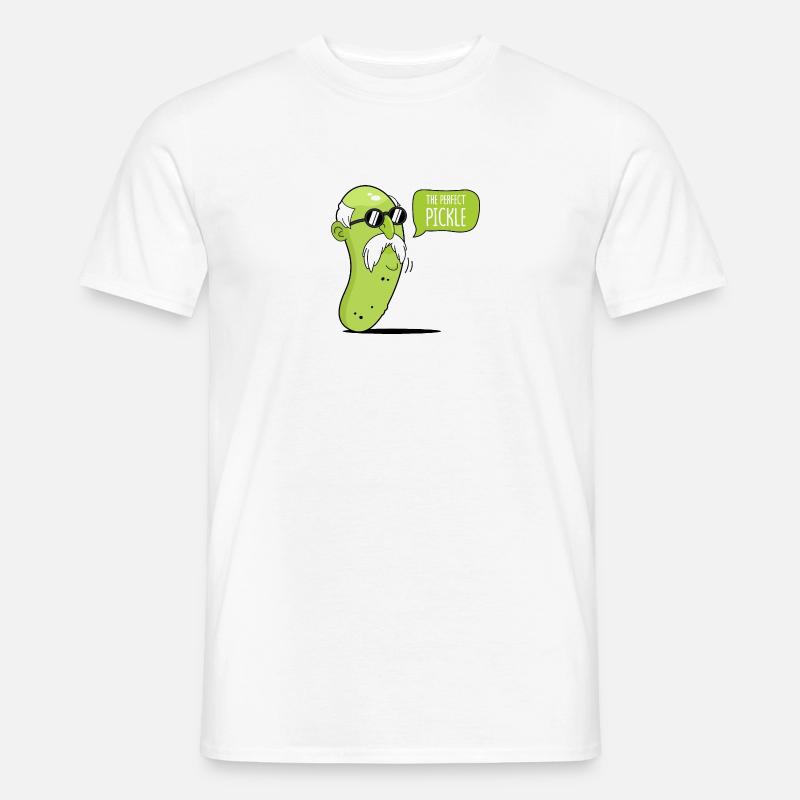 Den perfekte agurk - Mænd T-shirt - hvid