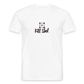 Kill shot - Men's T-Shirt - white - Front - AI Model Male 178 dark (178cm)