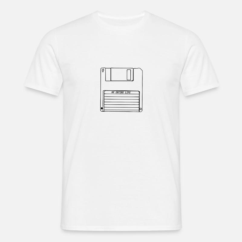 diskette - Men's T-Shirt - white
