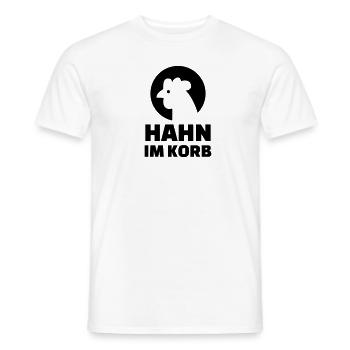 Hahn im Korb - Männer T-Shirt - Weiß - Vorne - AI Model Male 178 dark (178cm)