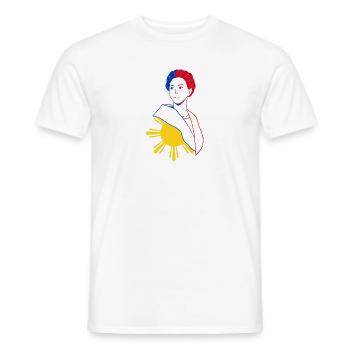 Philippinen Filipina Flagge Dalagang I Geschenk - Männer T-Shirt - Weiß - Vorne - AI Model Male 178 dark (178cm)