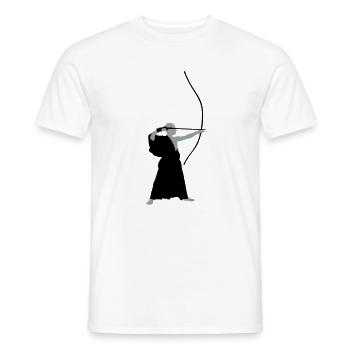 bogenschuetze - T-shirt homme - blanc - Devant - AI Model Male 178 dark (178cm)