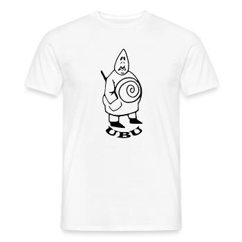 Father Ubu by Alfred Jarry - Men's T-Shirt - white - Front - AI Model Male 178 dark (178cm)
