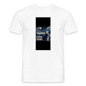 Grundlegende Entwürfe - Männer T-Shirt - Weiß - Vorne - AI Model Male 178 dark (178cm)