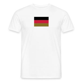 ALLEMAGNE - T-shirt homme - blanc - Devant - AI Model Male 178 dark (178cm)