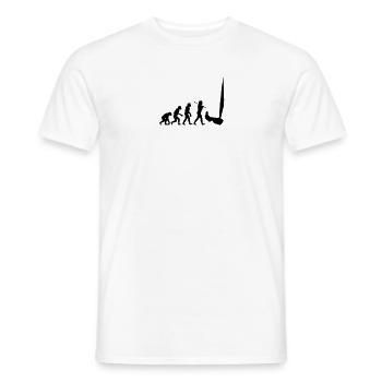 Sailing Evolution 1 - T-shirt homme - blanc - Devant - AI Model Male 178 dark (178cm)
