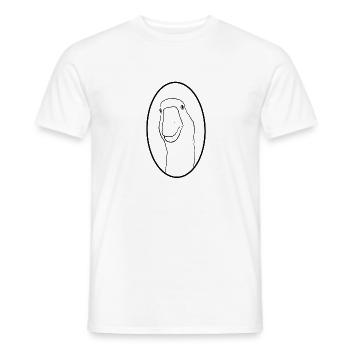 oie - T-shirt homme - blanc - Devant - AI Model Male 178 dark (178cm)