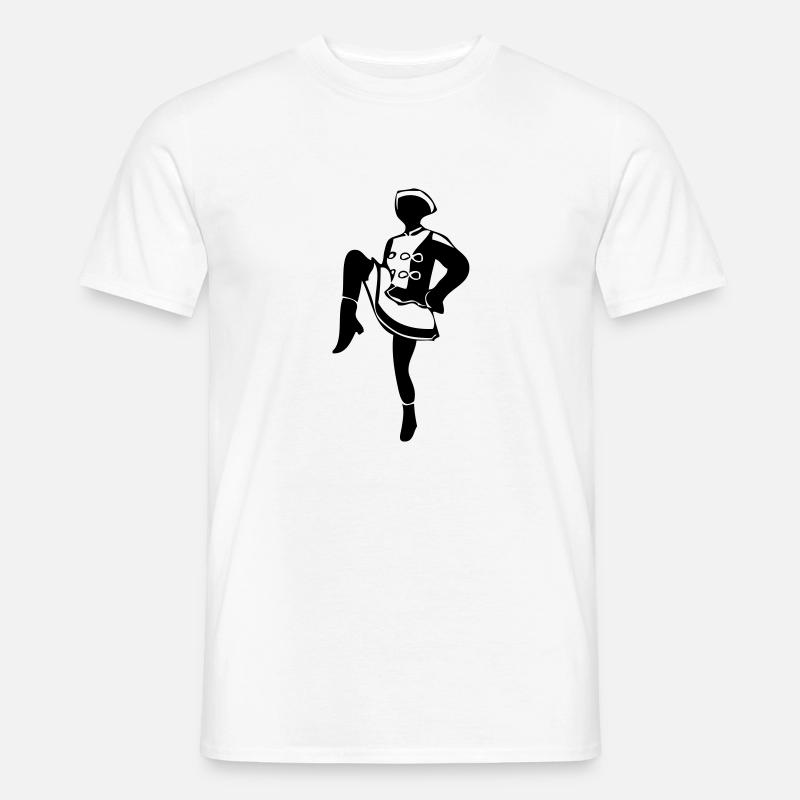 Funkenmarie - Männer T-Shirt - Weiß