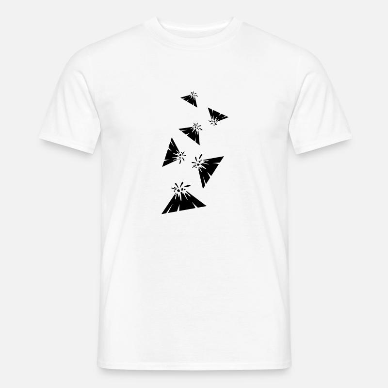 Vulkan icon symbol - Men's T-shirt - white