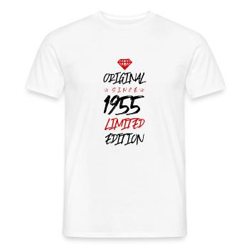1955 limited edition - Männer T-Shirt - Weiß - Vorne - AI Model Male 178 dark (178cm)