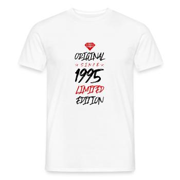 1995 limited edition - Männer T-Shirt - Weiß - Vorne - AI Model Male 178 dark (178cm)